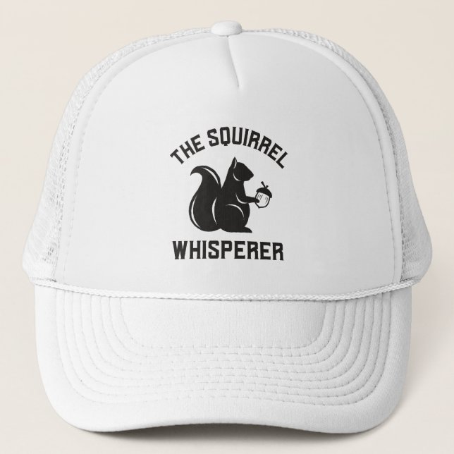 Das Eichhörnchen flüstert | Squirrel Lover Truckerkappe (Vorderseite)