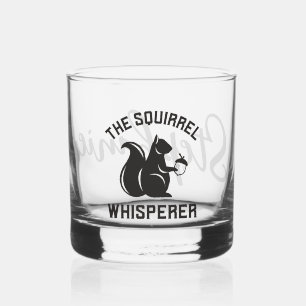 Das Eichhörnchen flüstert Squirrel Lover Whiskyglas
