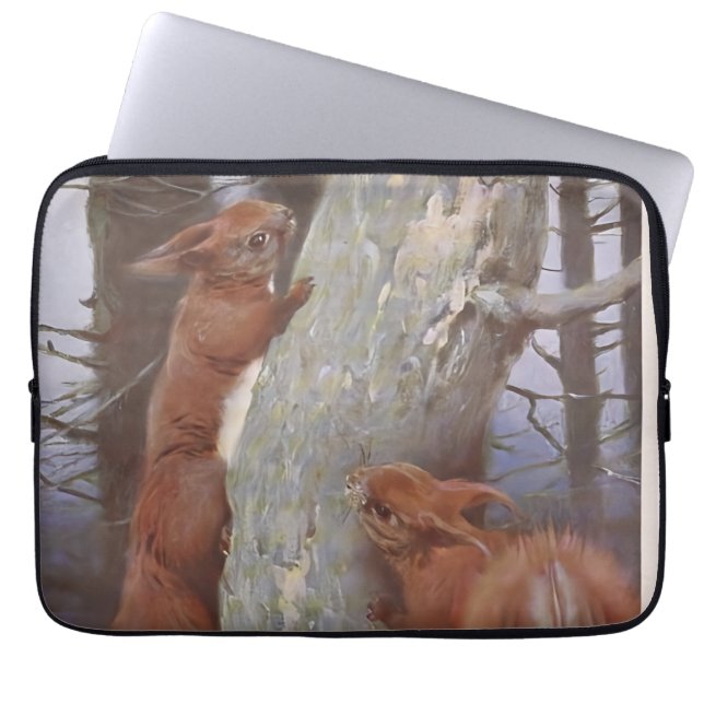DAS EICHHÖRNCHEN (Sciurus vulgaris) Laptopschutzhülle (Vorderseite)