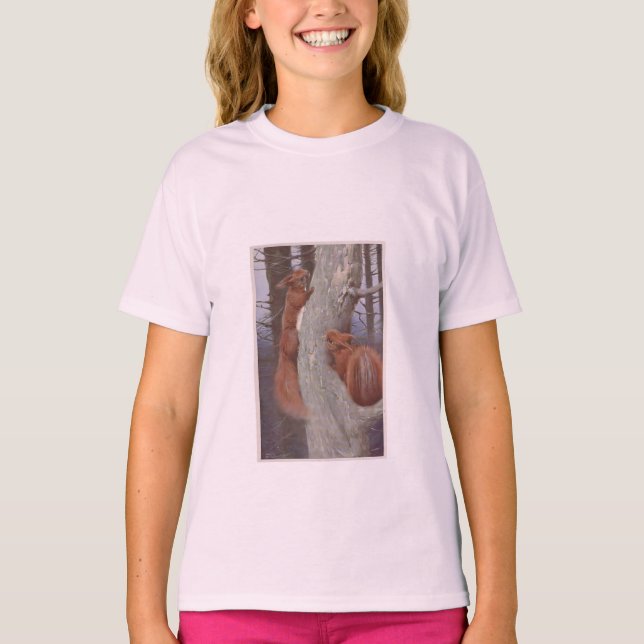 DAS EICHHÖRNCHEN (Sciurus vulgaris) T-Shirt (Vorderseite)