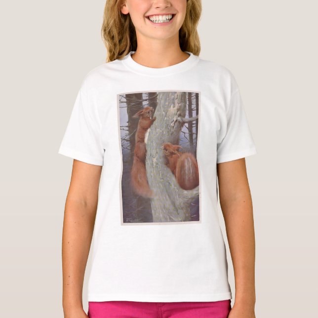 DAS EICHHÖRNCHEN (Sciurus vulgaris) T-Shirt (Vorderseite)