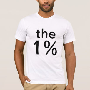 das ein Prozent (1%) - Anti-besetzen Sie Wall T-Shirt