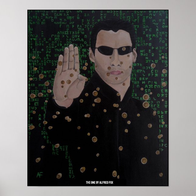 Das Eine Gemälde von Alfred Fox Poster (Vorne)