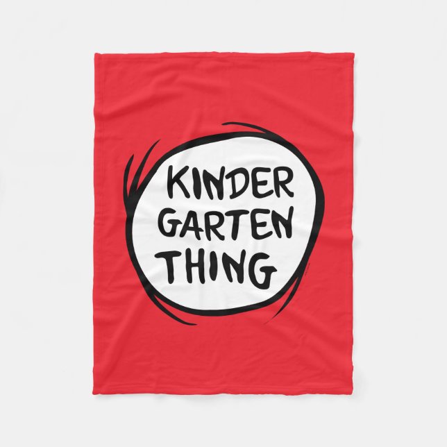 Das eine ist das Kindergarten Fleecedecke (Vorderseite)