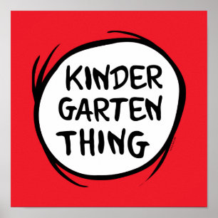 Das eine ist das Kindergarten Poster