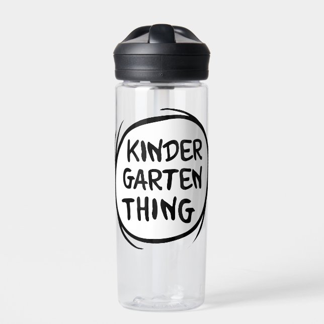 Das eine ist das Kindergarten Trinkflasche (Vorderseite)