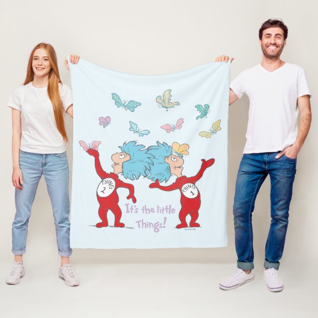 Das eine ist das Kleine! Fleecedecke (Beispiel)