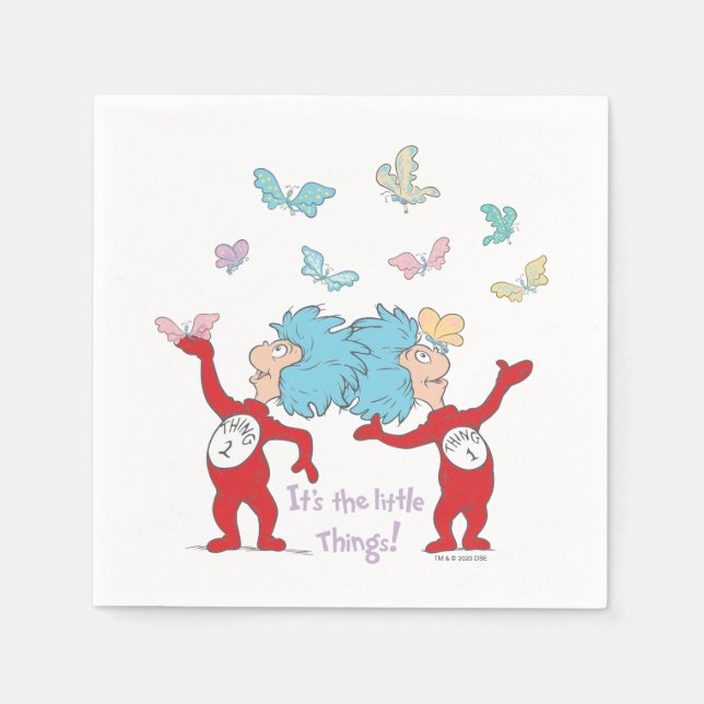 Das eine ist das Kleine! Serviette (Vorderseite)