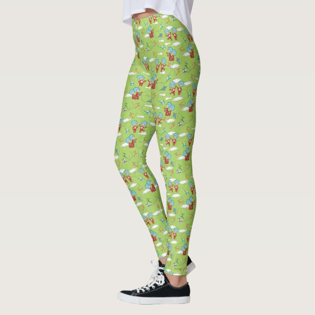 Das eine ist das zwei fliegende Kite-Dings-Muster Leggings (Links)