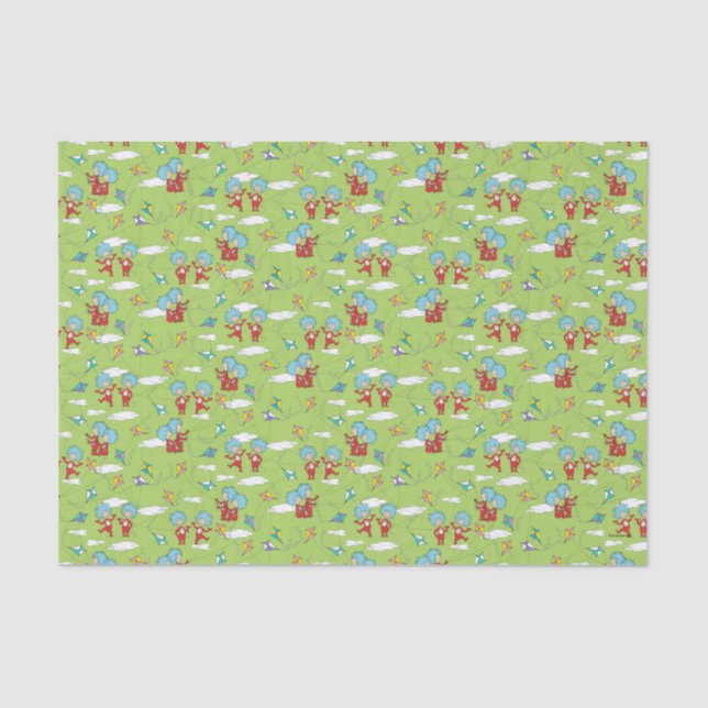 Das eine ist das zwei fliegende Kite-Dings-Muster Seidenpapier (Vorderseite)