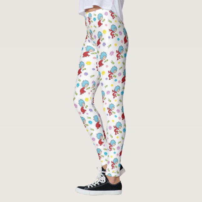 Das eine ist das zwei hoppy Frog Dinge Muster Leggings (Links)