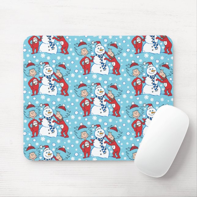 Das eine ist das zwei Schneemanagementmuster Mousepad (Mit Mouse)