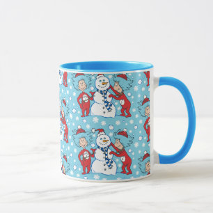 Das eine ist das zwei Schneemanagementmuster Tasse