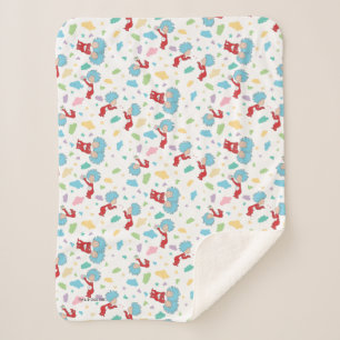 Das eine ist das zwei süße Dingmuster Sherpadecke