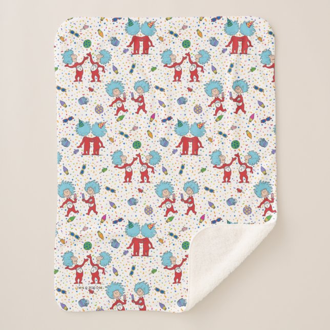 Das eine ist das zweite Celebration-Muster Sherpadecke (Vorderseite)