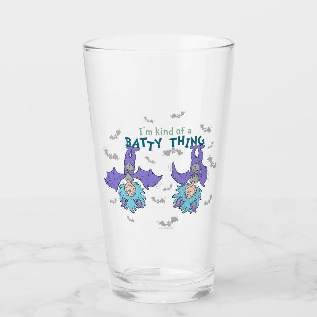 Das eine ist eine Art Batty-Sache Glas (Vorderseite)