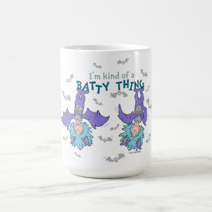 Das eine ist eine Art Batty-Sache Kaffeetasse