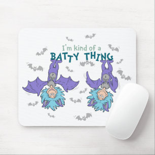 Das eine ist eine Art Batty-Sache Mousepad