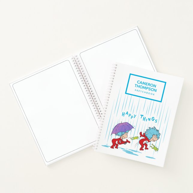 Das eine ist zwei glückliche Dinge Notizbuch (Innenseite)