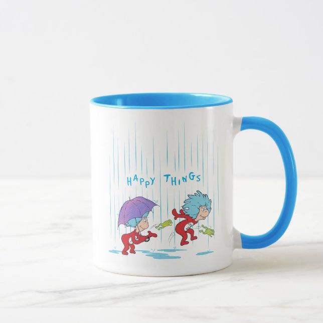 Das eine ist zwei glückliche Dinge Tasse (Rechts)