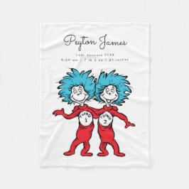 Das eine ist zwei Zehn Baby Birth Stats Fleece