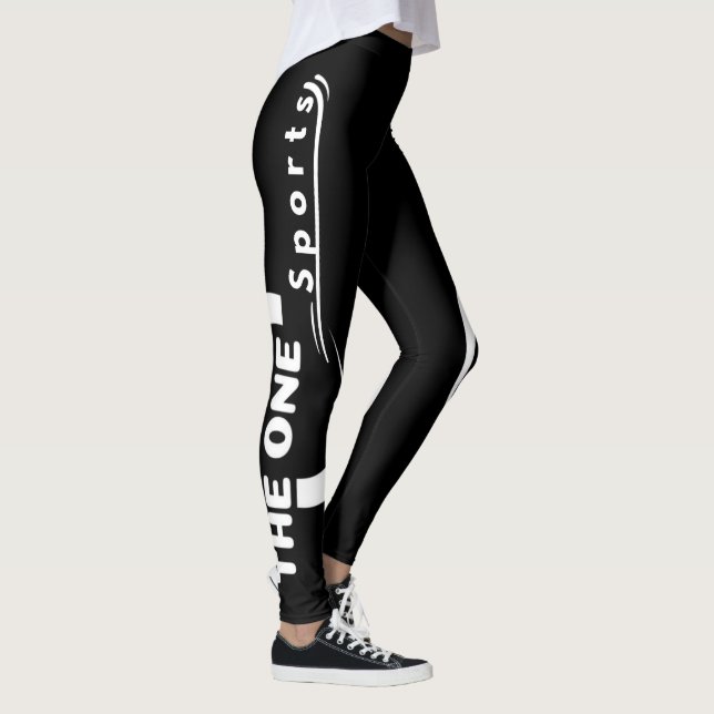 Das eine schwarze Spielzeug und das Yoga Leggings (Rechts)