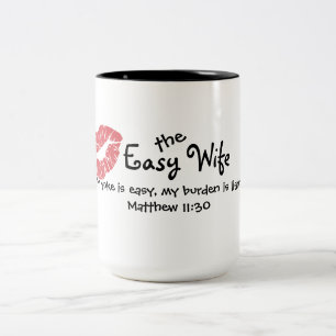 Das einfache Ehefrau-Leben… Zweifarbige Tasse