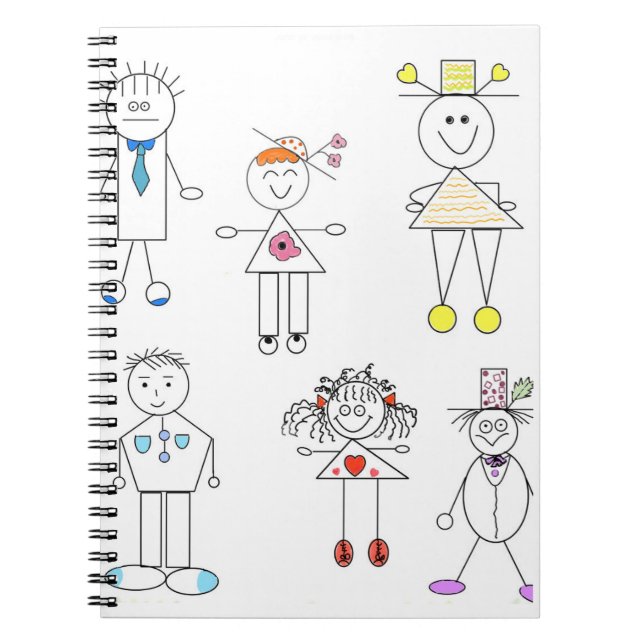 Das einfache klassische Notizbuch Notizblock (Vorderseite)