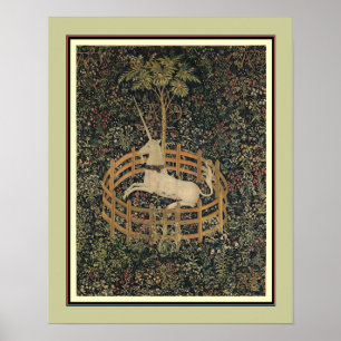 "Das Einhorn in Gefangenschaft" ca. 1495-1505 Poster