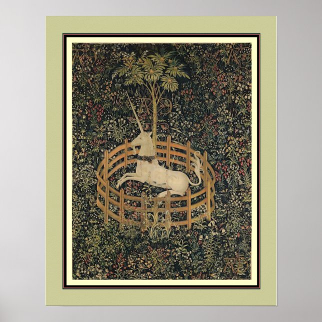 "Das Einhorn in Gefangenschaft" ca. 1495-1505 Poster (Vorne)