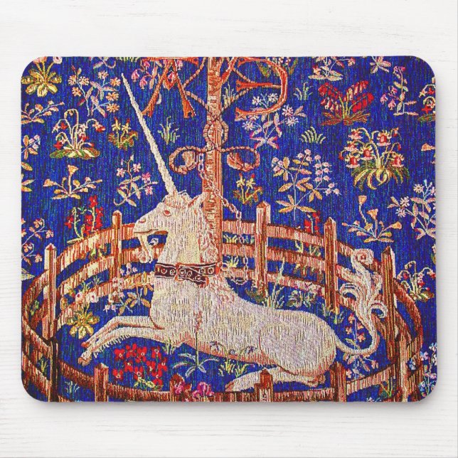 "Das Einhorn in Gefangenschaft" Mousepad (Vorne)