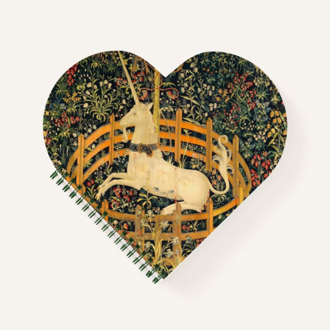 Das Einhorn in Gefangenschaft Notizbuch (Vorderseite)