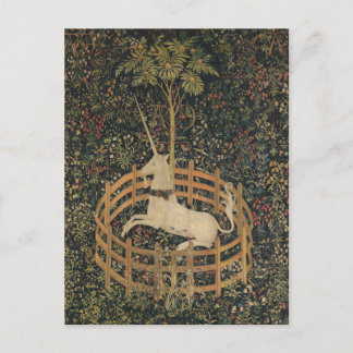 Das Einhorn in Gefangenschaft Postkarte