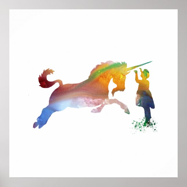 Das Einhorn Poster (Vorne)