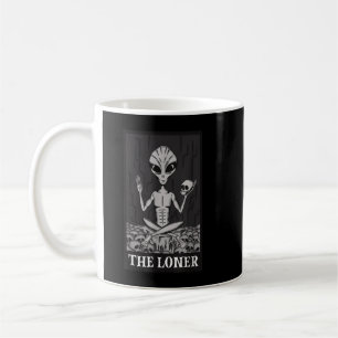 Das einsame Halloween-Kostüm Funny-Alien Skele Kaffeetasse