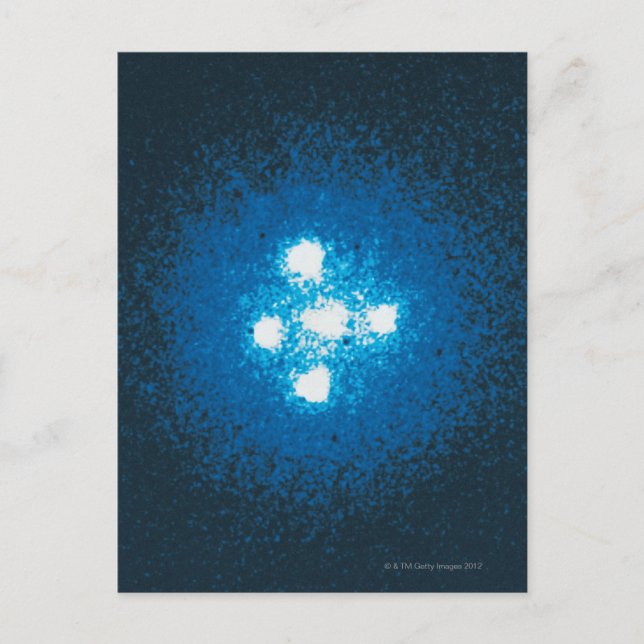 Das Einstein-Kreuz Postkarte (Vorderseite)