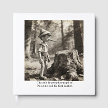 Das einzige bekannte Foto von Pinocchio und seiner