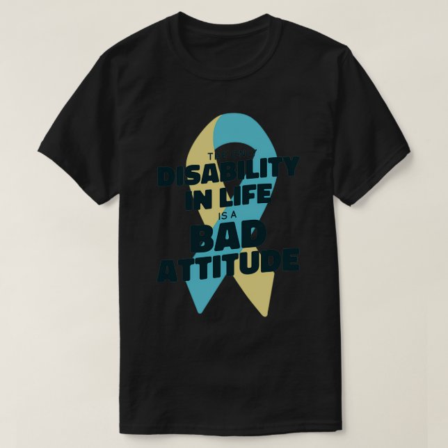 Das einzige DIsability-Bewusstsein T-Shirt (Design vorne)