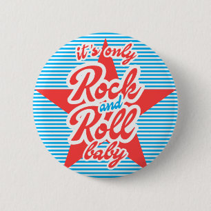 Das einzige Rock and Roll Baby Button