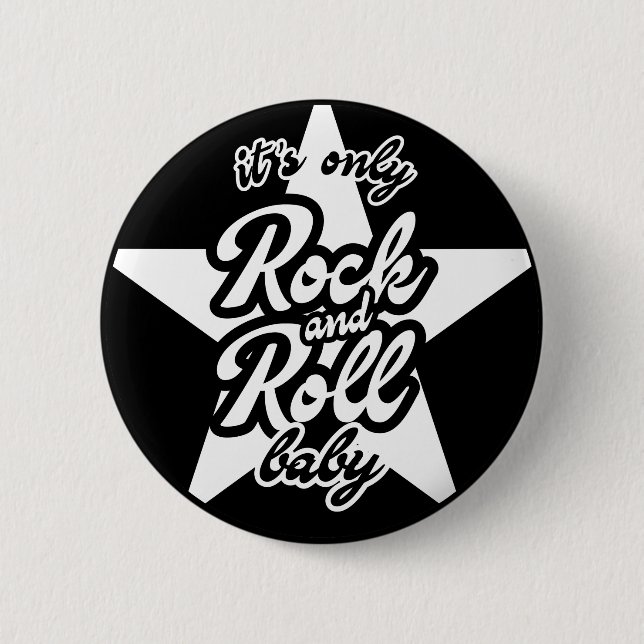 Das einzige Rock and Roll Baby mit Star Button (Vorderseite)