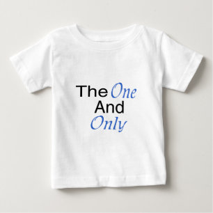 Das einzige und nur (blau) baby t-shirt