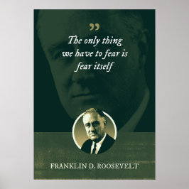 Das Einzige, was wir fürchten müssen, ist die Angs Poster