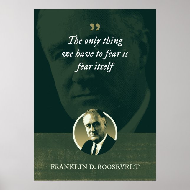 Das Einzige, was wir fürchten müssen, ist die Angs Poster (Vorne)