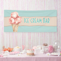 Das Eis in der Aquarellküche Bar im Vintagen Stil 