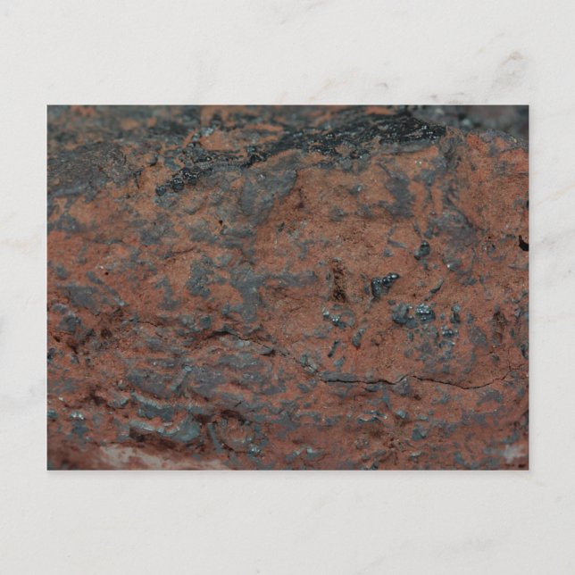 Das Eisenerz Hematite Postkarte (Vorderseite)