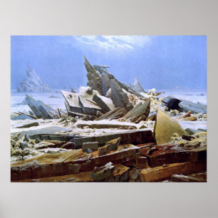Das Eismeer, Caspar David Friedrich Poster