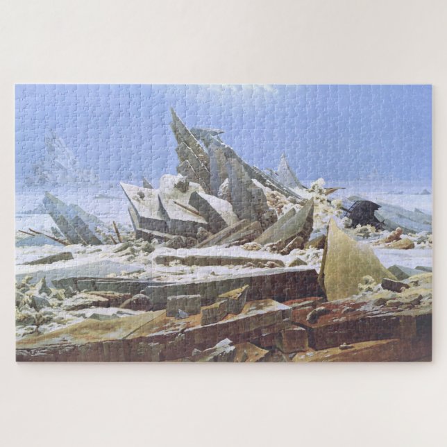 Das Eismeer (von Caspar David Friedrich) Puzzle (Horizontal)