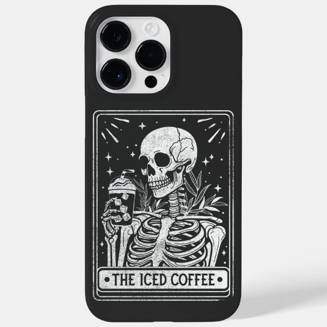Das Eistotelkaffee zu Halloween-Coffee Lover Case-Mate iPhone Hülle (Rückseite)