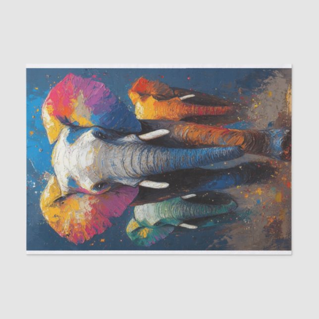 Das ElefantenLyfe10 Seidenpapier (Vorderseite)