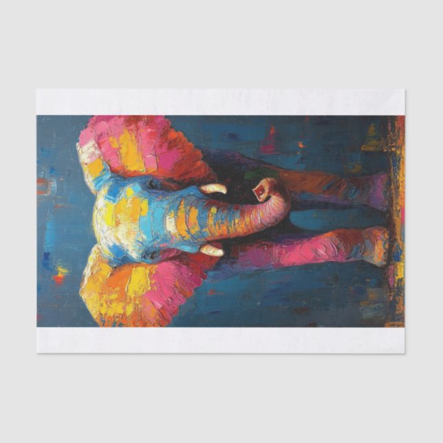 Das ElefantenLyfe11 Seidenpapier (Vorderseite)